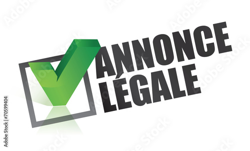 annonce légale