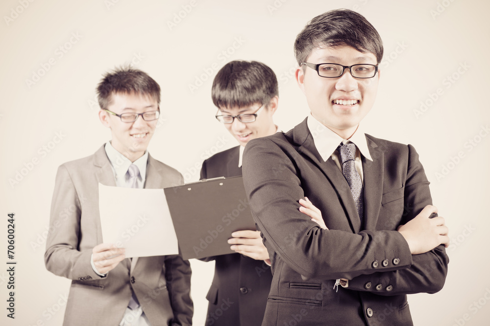 Group of business people. Business team Isolated on white backgr Group of business people. Business team Isolated on white backgr