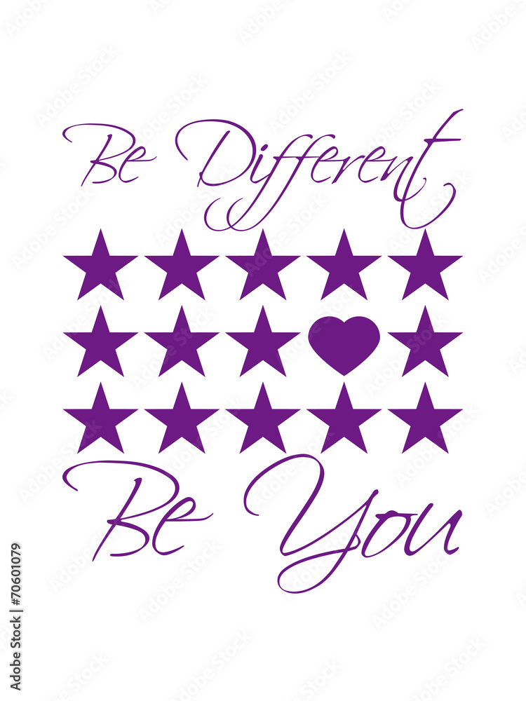 Herz Sterne Liebe Be You Different Form Herz Sterne Liebe Be You Different Form