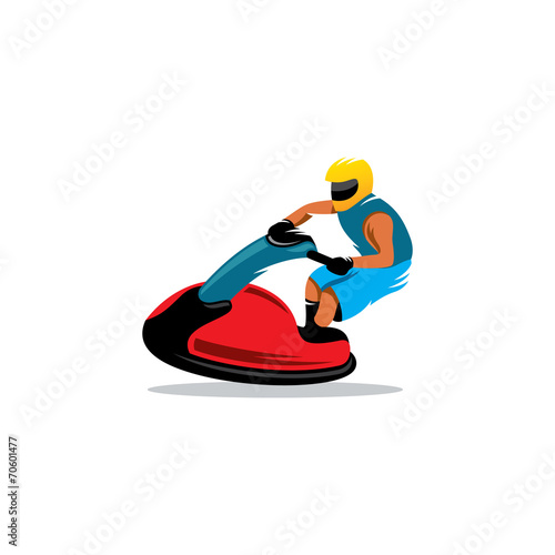Jetski vector sign