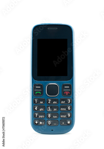 Blue mobile phone