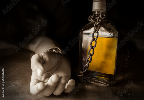 Alcohol slave or Alcoholism