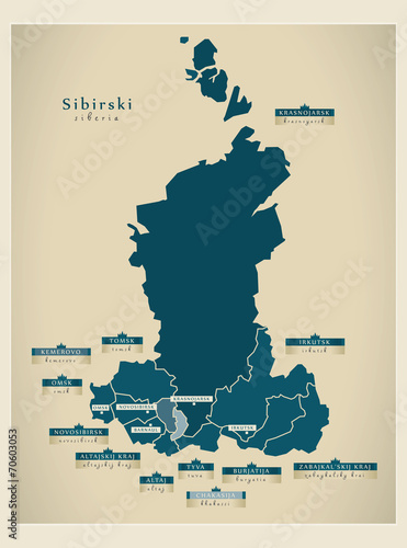 Modern Map - Sibirski RU