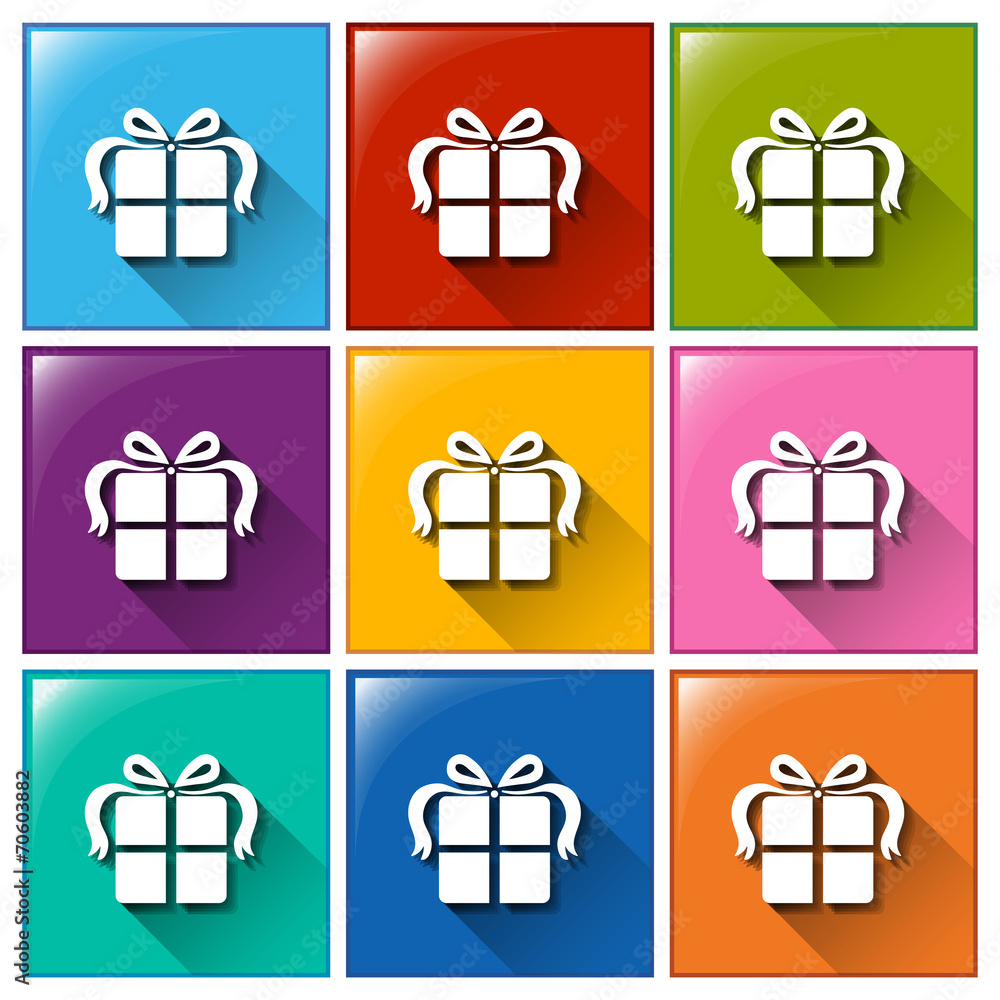 Icon with gifts