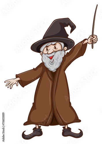 A simple sketch of a wizard