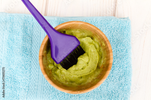 Foto Masque avocat banane miel