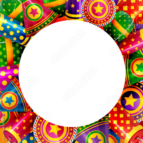 Background of diwali crackers