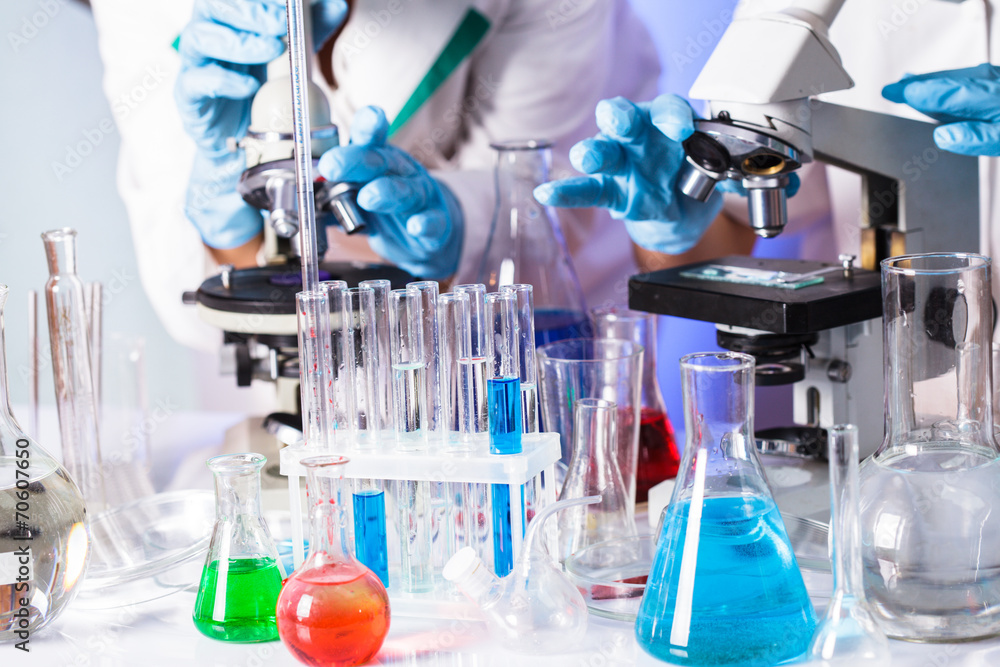scientists in the chemical laboratory scientists in the chemical laboratory