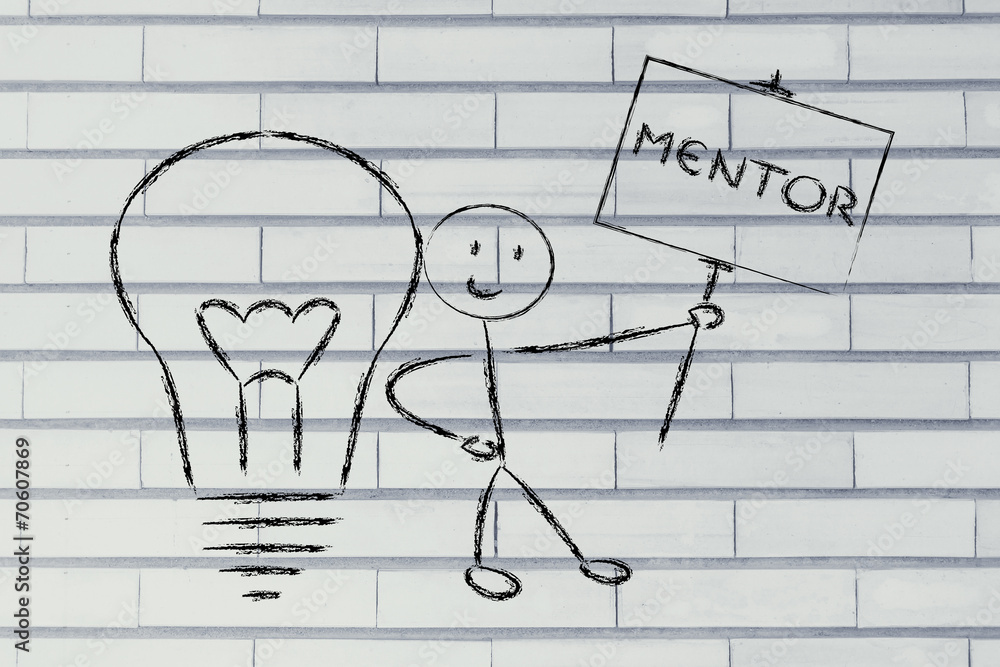 man with ideas and knowledge: mentor man with ideas and knowledge: mentor