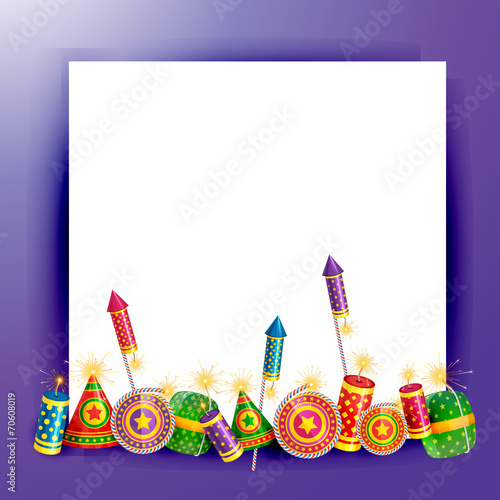 diwali crackers background