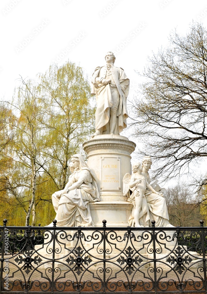 Goethe monument in Berlin, Germany Goethe monument in Berlin, Germany