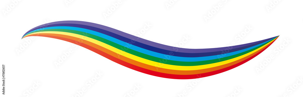 Banner - Regenbogen - Chakra Farben Banner - Regenbogen - Chakra Farben