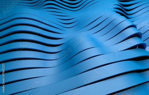 blue plastic stripes background