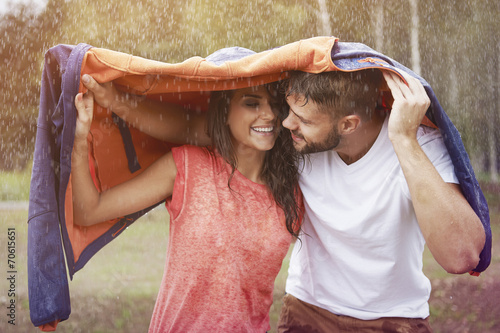 Φωτογραφία Romantic time in the rain