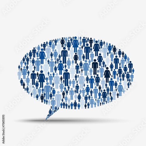 Floating Speech bubble