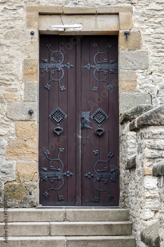 Castle door. photo