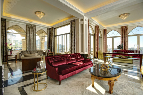 Luxury lobby for five stars hotel photo