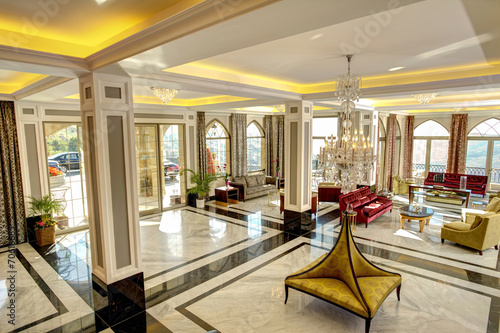 Luxury lobby for five stars hote photo