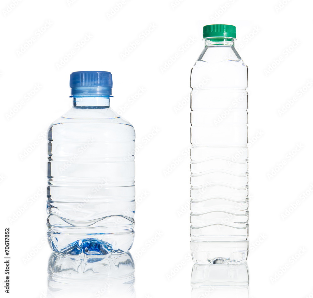 Plastic water bottle isolate Plastic water bottle isolate