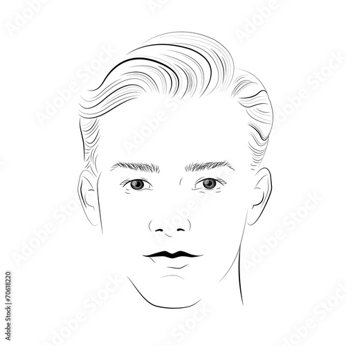 Cool Stylish Sexy Man  B&W