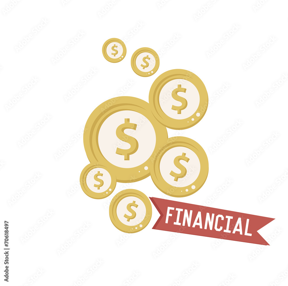 Finance concept design,retro design on white background Finance concept design,retro design on white background