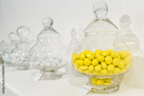 yellow bonbons photo