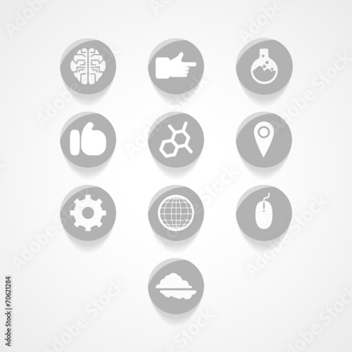 set concept web icon