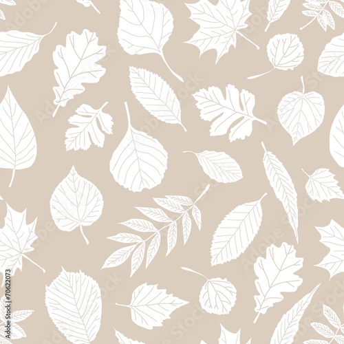 Seamless pattern with leaf, abstract leaf texture