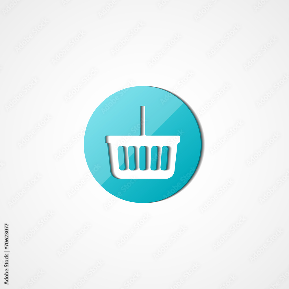 Shopping basket web icon Shopping basket web icon