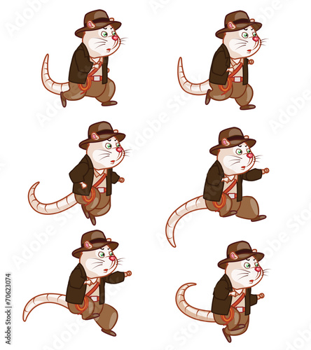 Adventurer Rat Jumping Sprite
