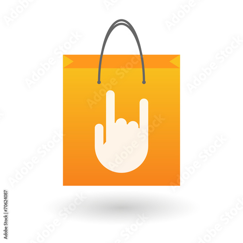 Shopping bag with a hand