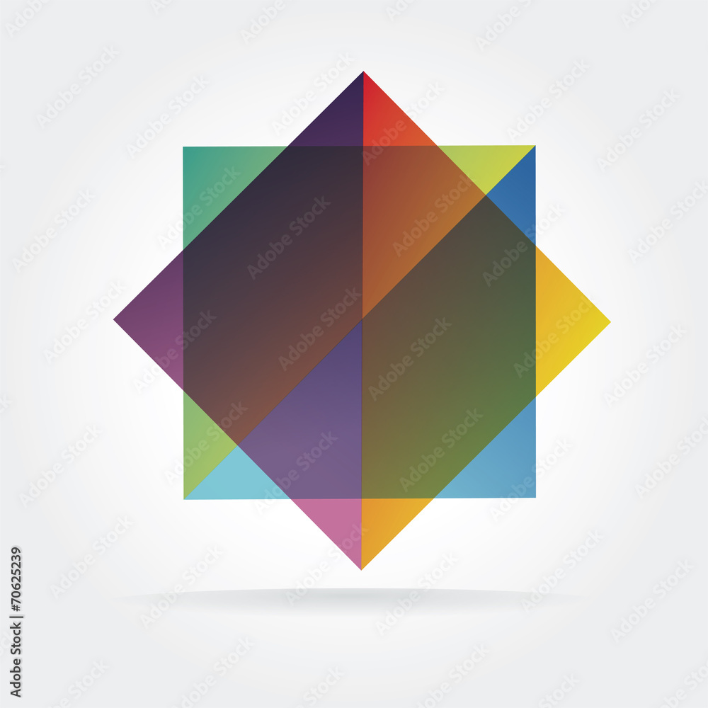 Abstract vector icon isolated on white background Abstract vector icon isolated on white background