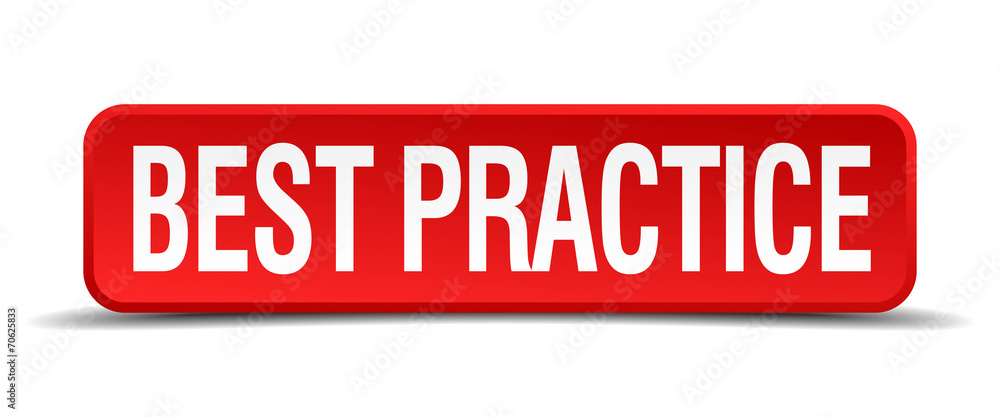 best practice red square button isolated on white background best practice red square button isolated on white background