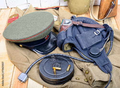 equipment of the Soviet soldier during World War II photo