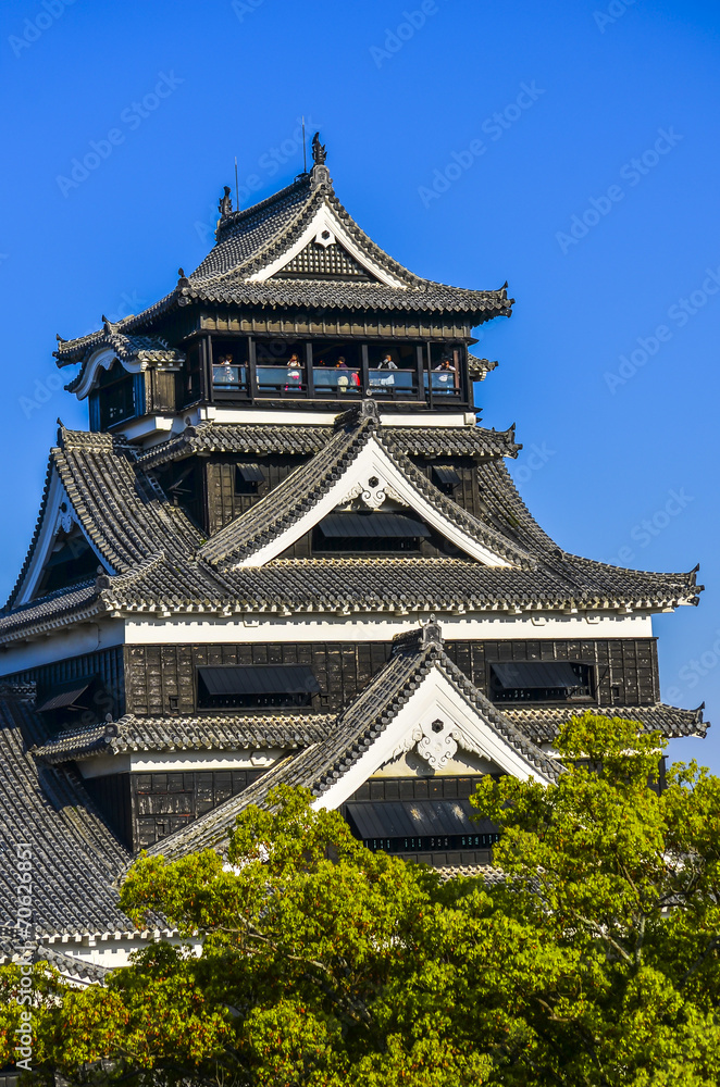 Kumamoto Castle is considered one of the three premier castles i Kumamoto Castle is considered one of the three premier castles i