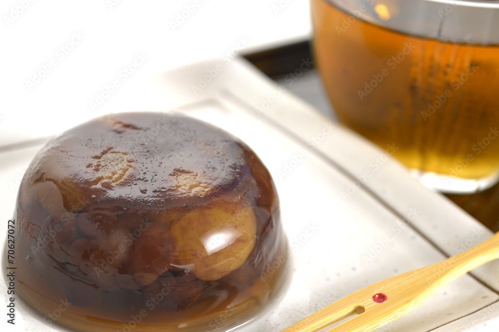 和菓子 栗ゼリー 和菓子 栗ゼリー