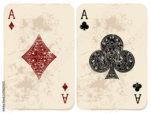 Ace of Diamonds & Clubs