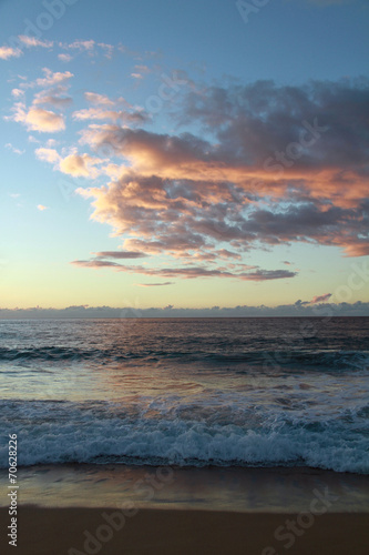 Kauai Coast Sunset at Beach