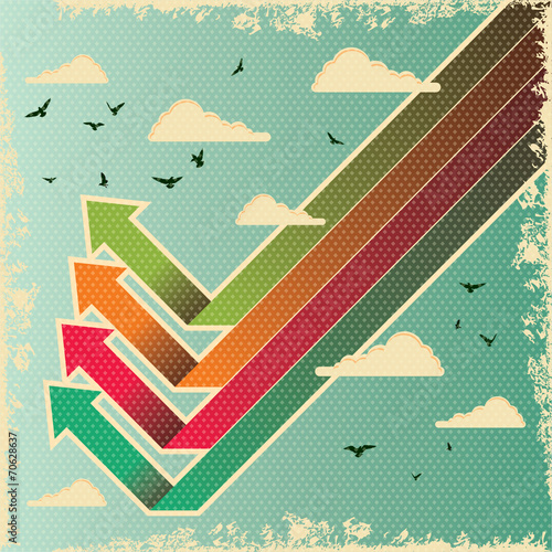 vintage vector of teamwork