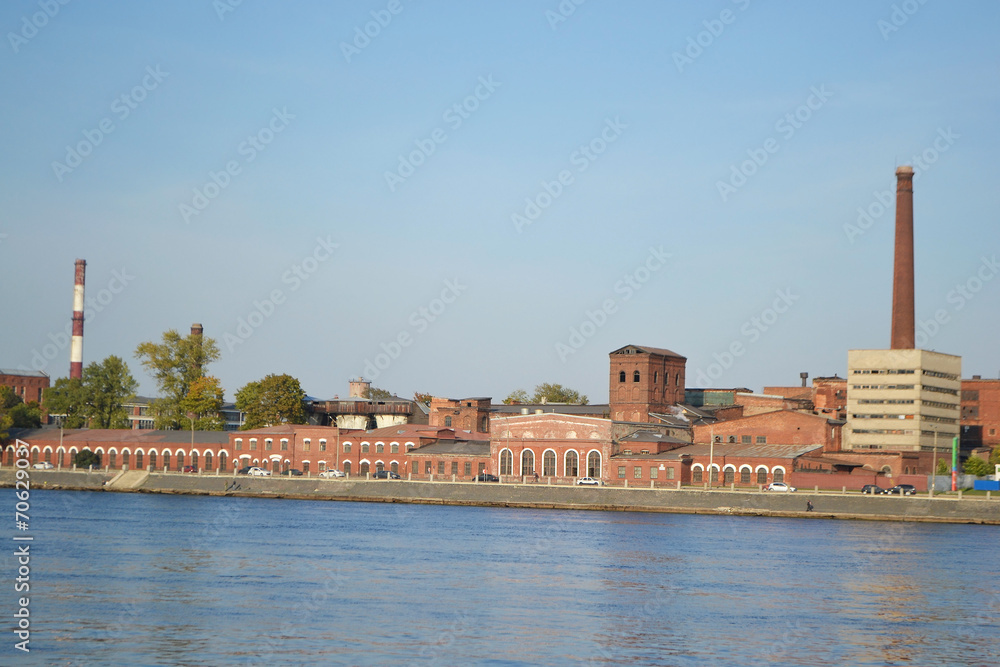 Obraz premium The old factory building, St.Petersburg