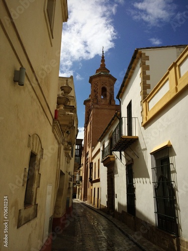 Schilderij op canvas In den Gassen von Jerez