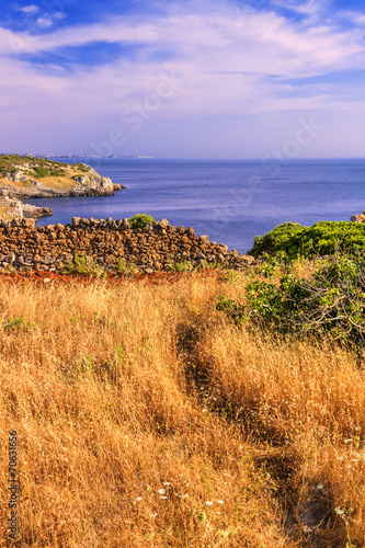 Costa del Salento Baia di Iluzzo.ITALIA Puglia 