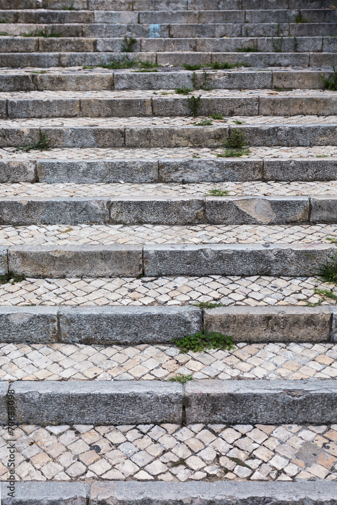 Stone steps in black and white/Old staircase Stone steps in black and white/Old staircase