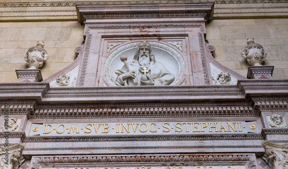 Sculpture of St. Stephen, St. Stephen Basilica, Budapest