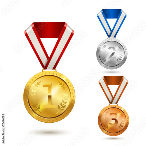 Award medals set
