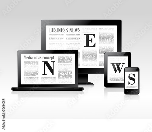 Media news concept