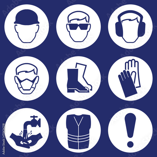 Construction Industry Health and Safety Icons