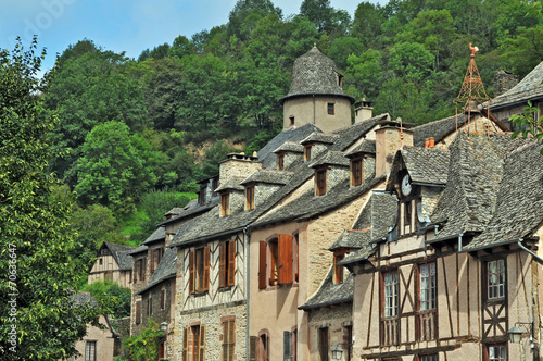 Il villaggio di Conques  Aveyron - Francia