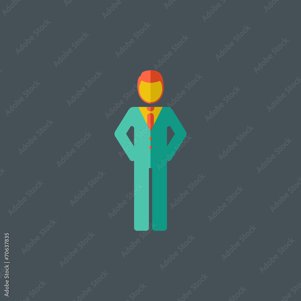 Man Flat Icon Man Flat Icon