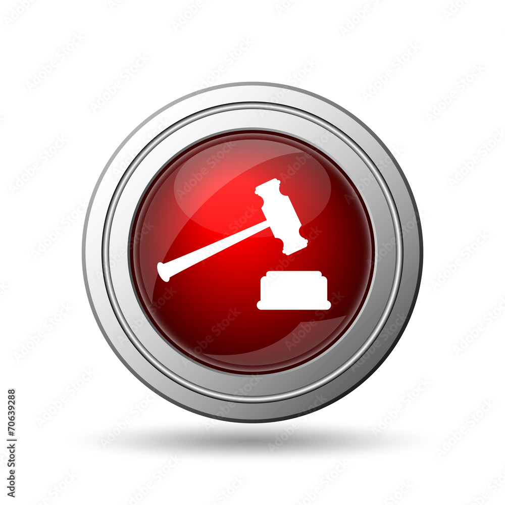 Judge hammer icon Judge hammer icon